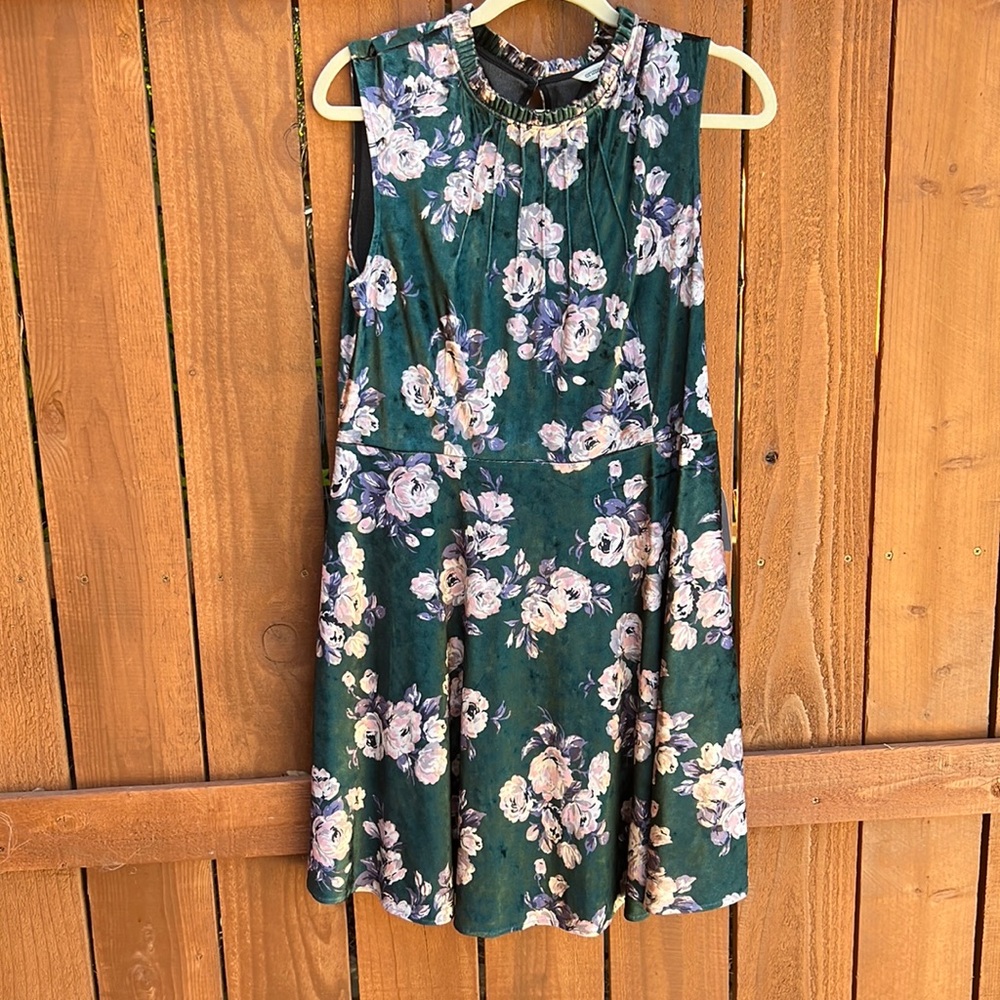 Beautiful green and floral dress
